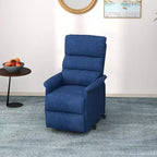HOMCOM Power Lift Assist Recliner Chair for Elderly with Remote Control, Linen Fabric Upholstery