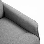HOMCOM Power Lift Assist Recliner Chair for Elderly with Remote Control, Linen Fabric Upholstery