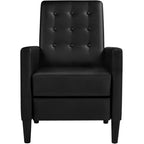 Yaheetech Faux Leather Recliner Sofa with Pocket Spring