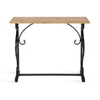 Consolle rettangolare Kate and Laurel Wyldwood in legno, 13x36x30, nera