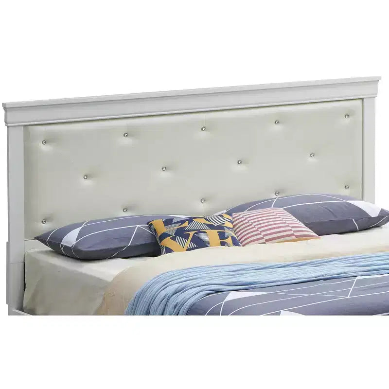 Passion Furniture Lorana and Full Panel Beds