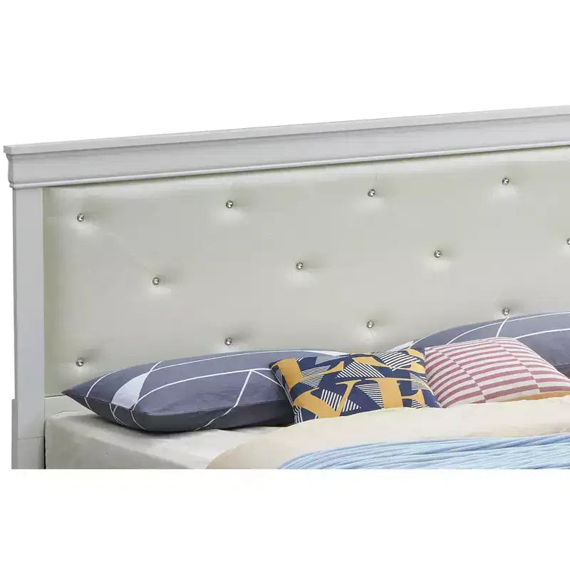 Passion Furniture Lorana and Full Panel Beds