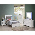 Passion Furniture Verona and Twin Panel Beds