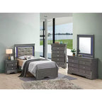 Passion Furniture Verona and Twin Panel Beds