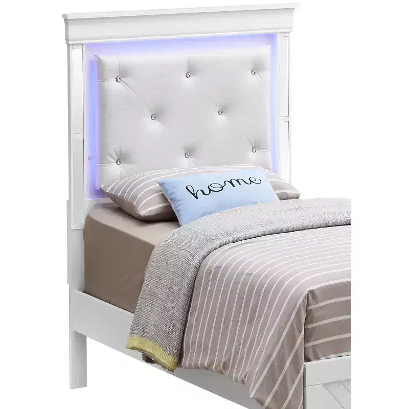 Passion Furniture Verona and Twin Panel Beds