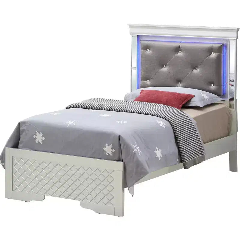 Passion Furniture Verona and Twin Panel Beds