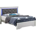Passion Furniture Lorana and Queen Panel Beds