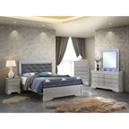 Passion Furniture Lorana and Queen Panel Beds