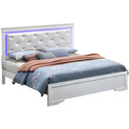 Passion Furniture Lorana and Queen Panel Beds