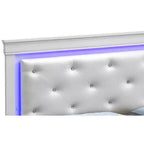 Passion Furniture Lorana and Queen Panel Beds