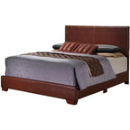 Passion Furniture Aaron Upholstered Full Panel Bed