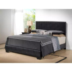 Passion Furniture Aaron Upholstered Full Panel Bed