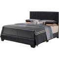 Passion Furniture Aaron Upholstered Full Panel Bed