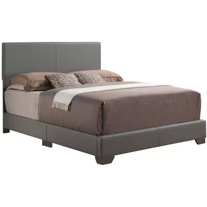 Passion Furniture Aaron Upholstered Full Panel Bed