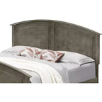 Passion Furniture Hammond Full Panel Bed with Curved Top Rail