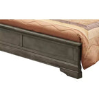 Passion Furniture Letto matrimoniale Louis Philippe con pannelli