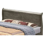 Passion Furniture Letto matrimoniale Louis Philippe con pannelli