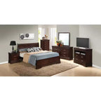 Passion Furniture Letto matrimoniale Louis Philippe con pannelli