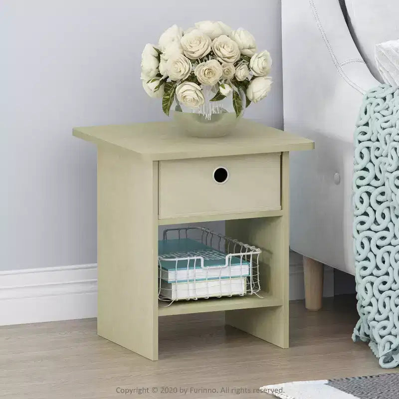 Furinno Modern Compact Computer Desk Writing Study Home Office Corner Desk with Storage Shelves