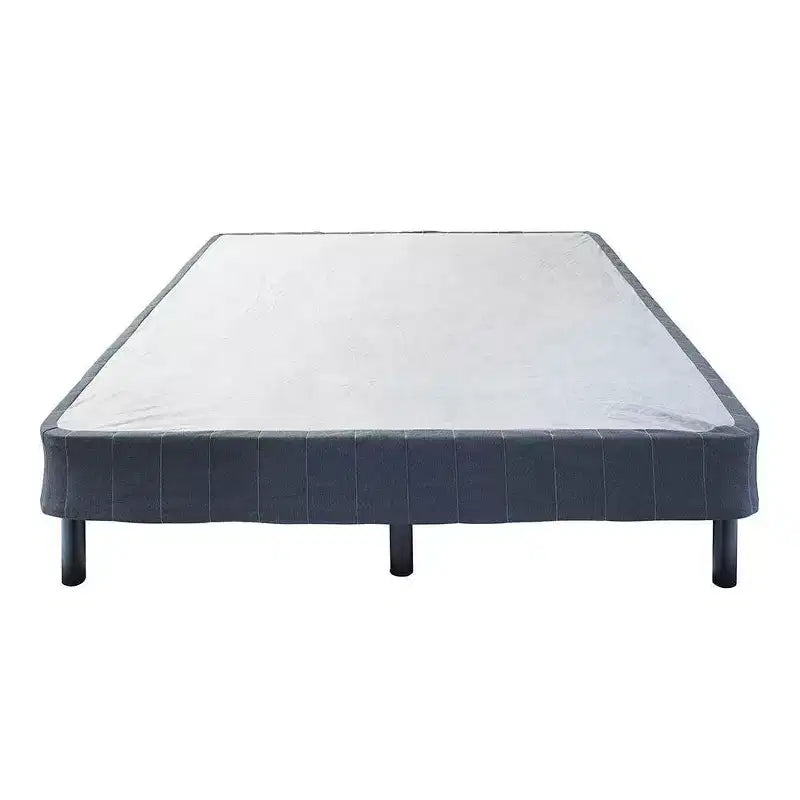 Hollywood Bed Frame Emerge Foldable Mattress Foundation with Attachable Legs Black