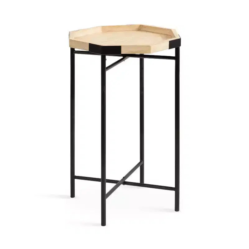 Kate and Laurel Occonor Octagon Side Table Wood