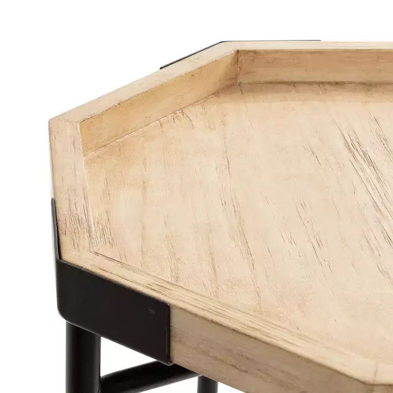 Kate and Laurel Occonor Octagon Side Table Wood