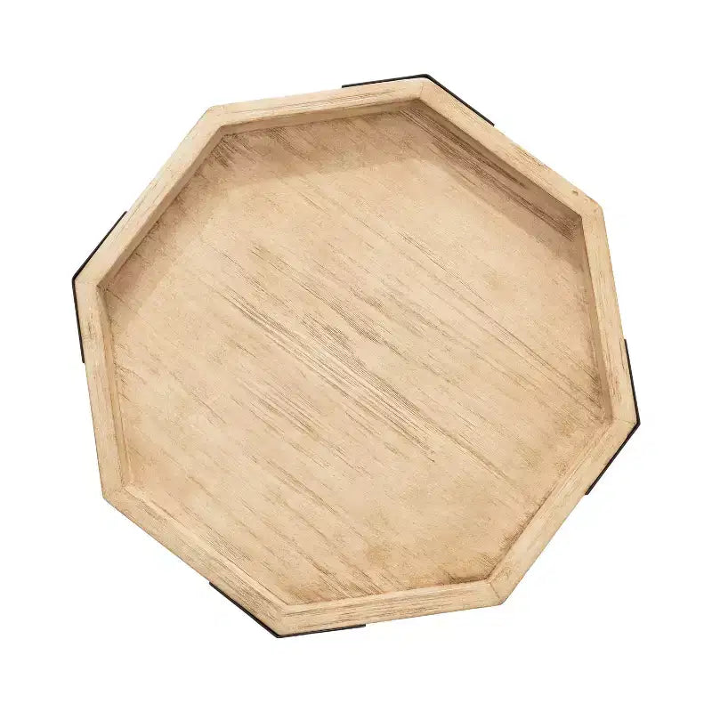 Kate and Laurel Occonor Octagon Side Table Wood