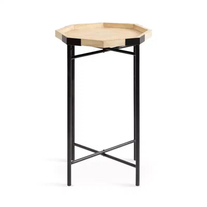 Kate and Laurel Occonor Octagon Side Table Wood