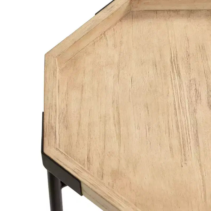 Kate and Laurel Occonor Octagon Side Table Wood