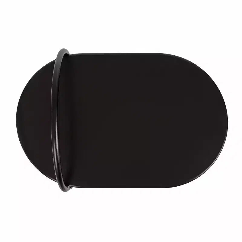 Tavolino a C in legno Capsule Kate e Laurel Caplan, 20x13,75x32,75, nero