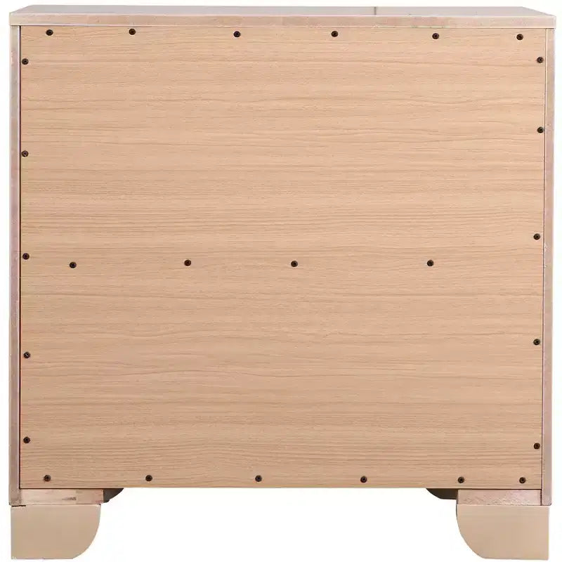 Passion Furniture Hollywood Hills 2-Drawer Nightstand (28 in. H x 28 in. W x 17 in. D)