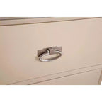Passion Furniture Hollywood Hills 2-Drawer Nightstand (28 in. H x 28 in. W x 17 in. D)