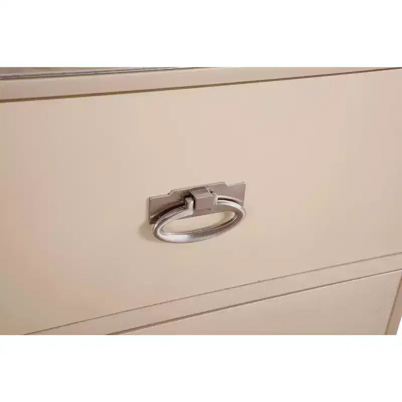 Passion Furniture Hollywood Hills 2-Drawer Nightstand (28 in. H x 28 in. W x 17 in. D)
