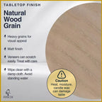 Alfred Round Dining Table - Finch