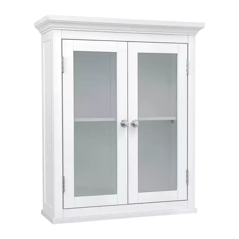 Teamson Home Armadietto da Parete Rimovibile con 2 Ante, 20 x 24 cm, Bianco