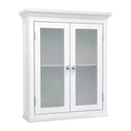 Teamson Home Armadietto da Parete Rimovibile con 2 Ante, 20 x 24 cm, Bianco