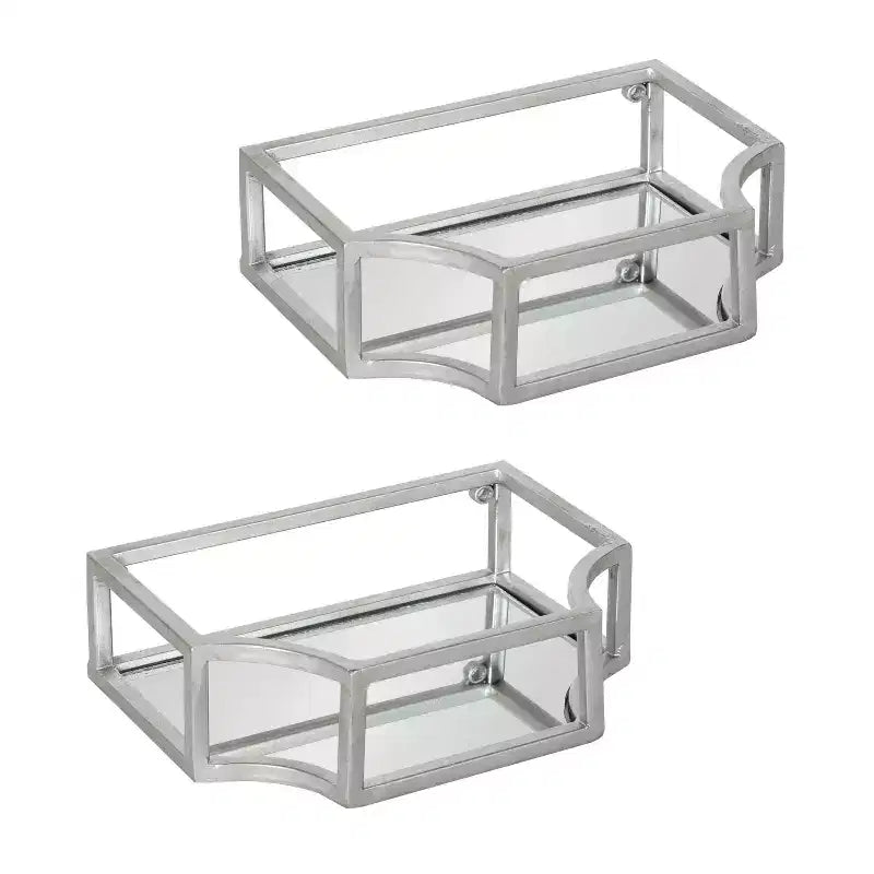 Kate and Laurel Ciel Floating Wall Shelf Set