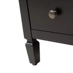Bernadette Modern 2 - Tavolino da Notte con 2 Cassetti con Prese Integrate e Vassoio Portaoggetti Estraibile Set di 2|HULALA HOME