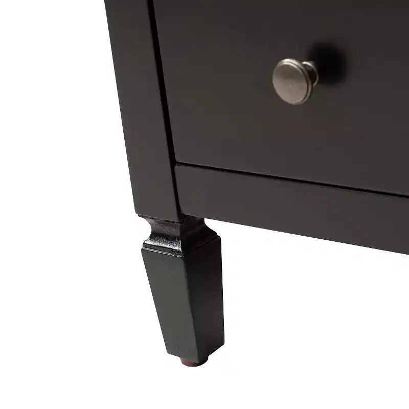 Bernadette Modern 2 - Tavolino da Notte con 2 Cassetti con Prese Integrate e Vassoio Portaoggetti Estraibile Set di 2|HULALA HOME