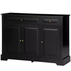 HOMCOM Sideboard Buffet Cabinet, Modern Kitchen Cabinet with 2 Drawers and Adjustable Shelves, Coffee Bar Cabinet for Living Room