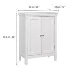 Teamson Home Stratford Two-Door Freestanding Floor Cabinet