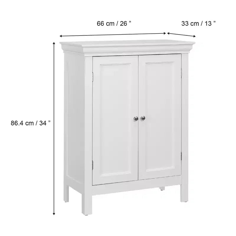 Teamson Home Stratford Two-Door Freestanding Floor Cabinet
