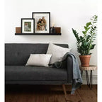 Kate and Laurel Ubbard Rectangle MDF Floating Shelf, 30x4, Walnut Brown