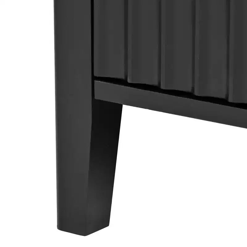 Credenza Caratteristica in Legno, Armadietto Contenitore con Maniglie in Metallo per Corridoio, Ingresso, Soggiorno, Camera da Letto - ModernLuxe