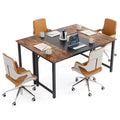 Costway Set of 2/4/6 63 Large Computer Desk Writing Workstation Conference Table Home Office