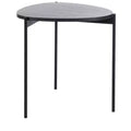 Sven Side Table - ACC4203 - Dark Grey Oak/Black - Safavieh