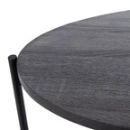 Tavolino Sven - ACC4203 - Rovere Grigio Scuro/Nero - Safavieh