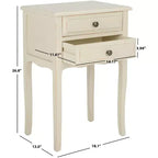 Lori End Table - AMH6576 - Safavieh Couture