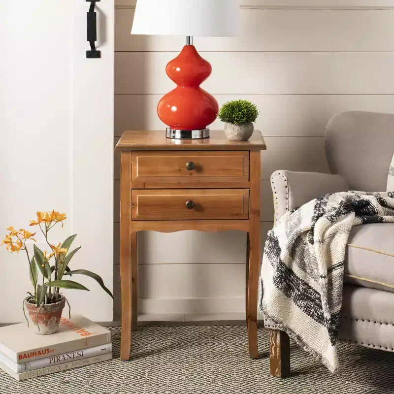 Lori End Table - AMH6576 - Safavieh Couture