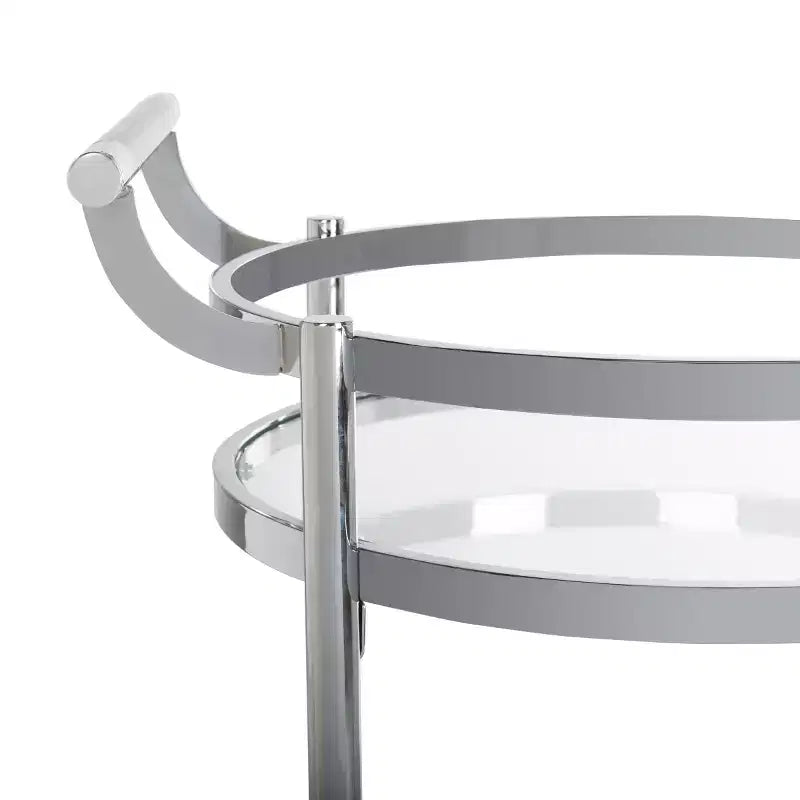 Sienna 2 Tier Round Bar Cart - BCT8001 - Safavieh